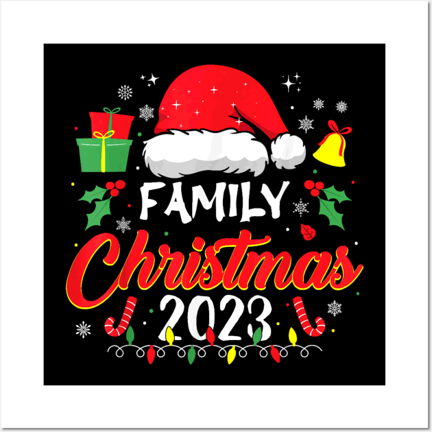 Family Christmas 2023 Making Memories Together Wall Art by patelmillie51